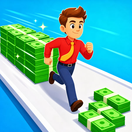 Money Stack Run 3D
