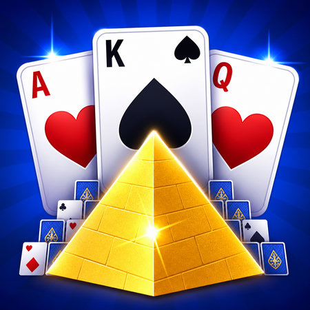 Pyramid Solitaire Blue