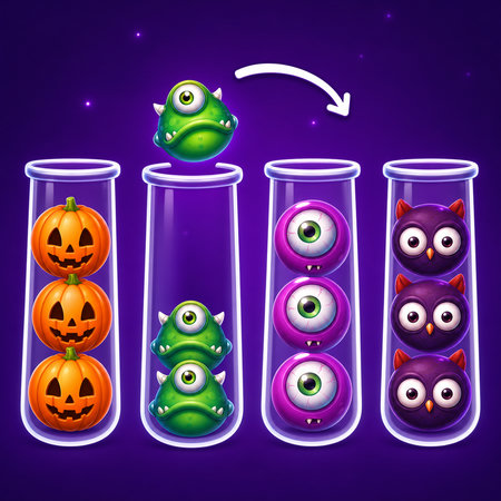 Ball Sort Halloween