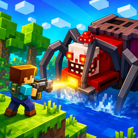Block Craft: Monster Shooter