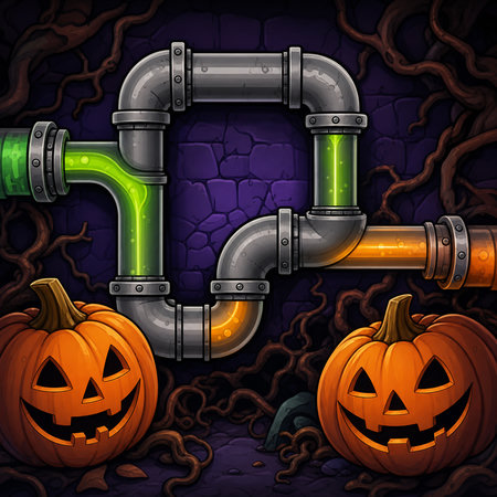 Spooky Pipes Puzzle
