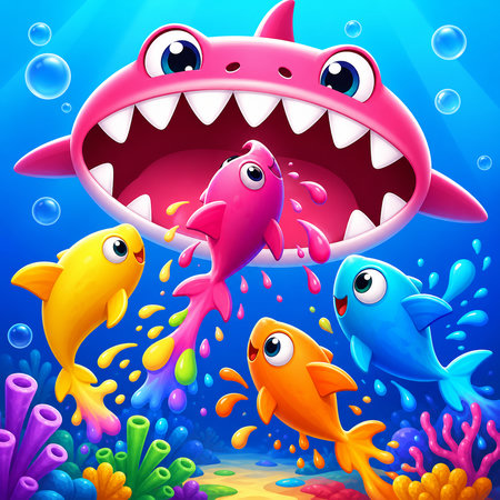 Colored Shark
